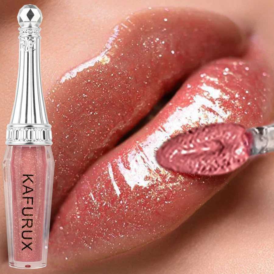 6 Colors Glitter 1pc Lip Glaze Long Lasting Lip Gloss Waterproof Liquid Lipstick Makeup Lip Oil Lip Tint Moisturizing Lip Balm G250728