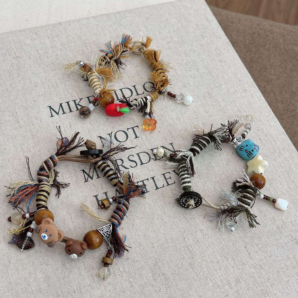 Unique and Elegant High-End Heart Star Bear Chain Women's Fashion Simple Bracelet Necklace d92