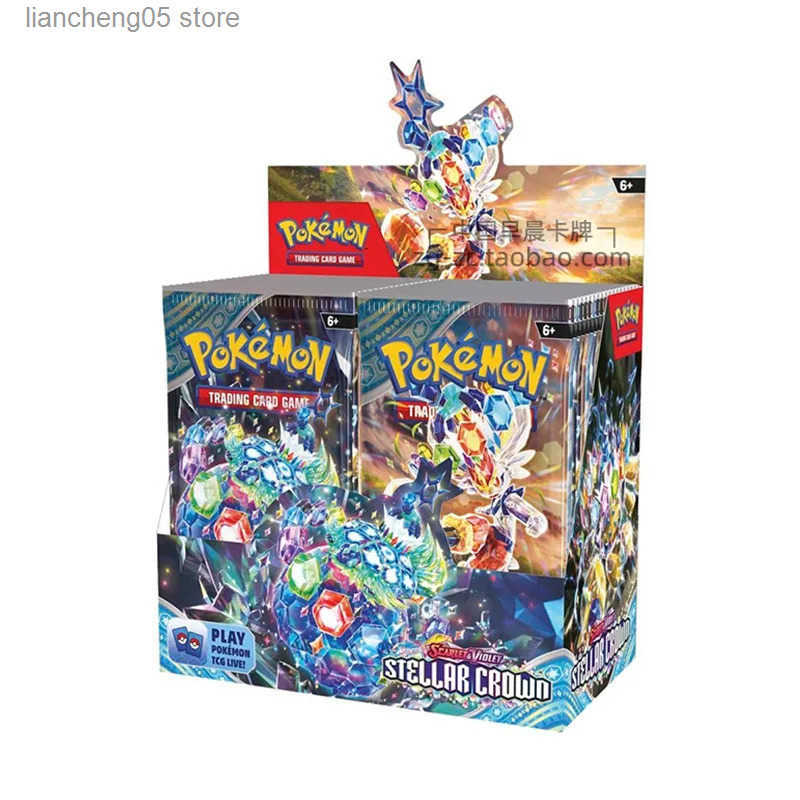 324/360 PCS/SET Card Stellar Crown Scarlet Violet 151 Obsidian Flames Ultra Prism English Booster Battle Transaction Card L250729