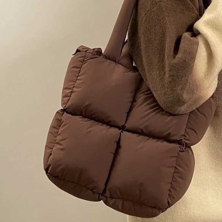 Feelargyll Wens High-End Soft Cott Large Capacity Tote Bag 2022 New Autumn/Winter Versatile Underarm Single Shoulder Bag Y250730