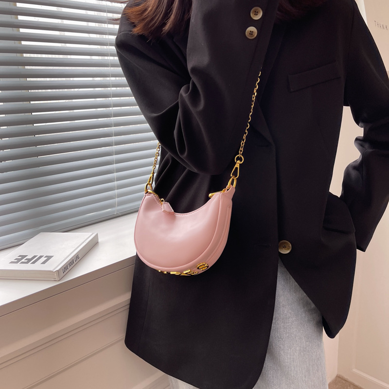 Textured small bag women's summer 2025 new model is popular this year one-shoulder underarm bag chain crossbody dumpling bag