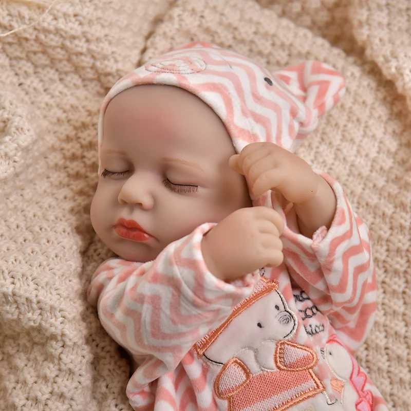 16 Inch 40cm Loulou Full Body Soft Vinyl Girl Reborn Baby Doll Lifelike Bebe Reborn Doll Toys Realistic Baby Doll Toys XJ250730