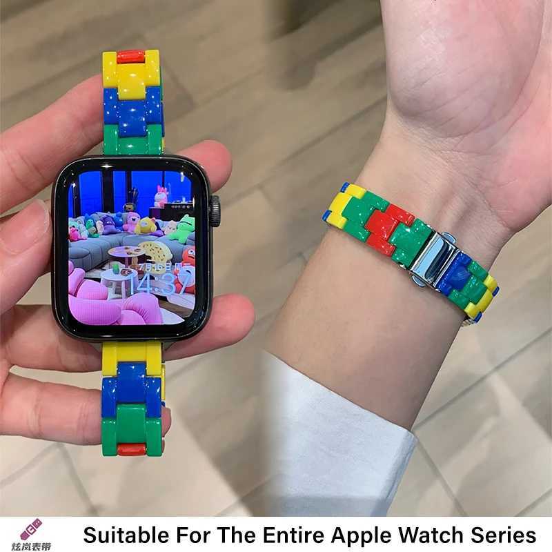 Blocking Band for I tra 10 9 8 76 SE Plastics Bracelet Str for ple 46 42mm 41mm 38 40mm 45mm 49mm Y250730