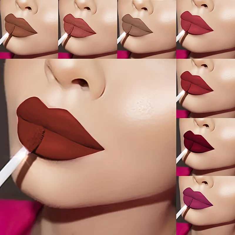 igh Pigmented Matte Lip Glaze - Long-Lasting Smudge Proof Liquid Lipstick Makeup Valentines Day Gifts Womens Day Gift G250729