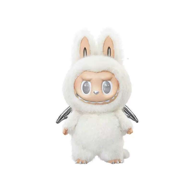 Labubu ZIMOMO Leader LABUBU Angel Vinyl Plush Doll 58CM Big Baby