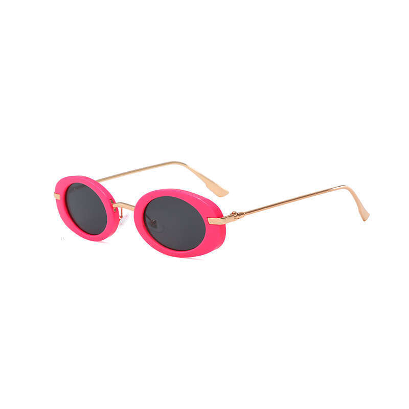 DHcollections 2025 Oval Sunglasses for Women - UV400 Protection, Fashion Small Frame, Trendy Pink & Leopard Styles (6 Colors)