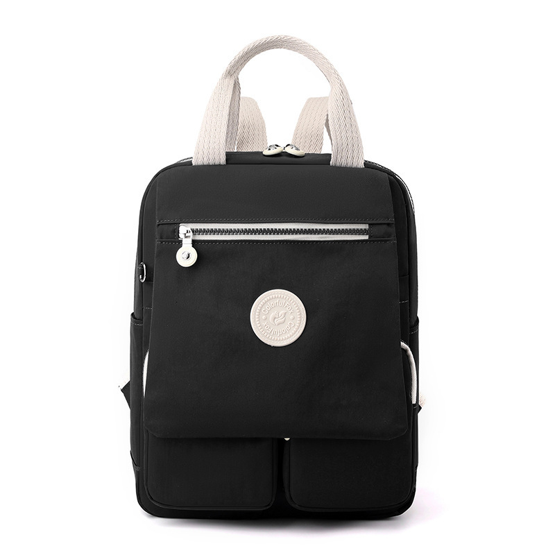 Colorful Fox New Women's Color-Block Backpack Korean Fashion Trend Large Capacity Water-Resistant Bag ddmymoon