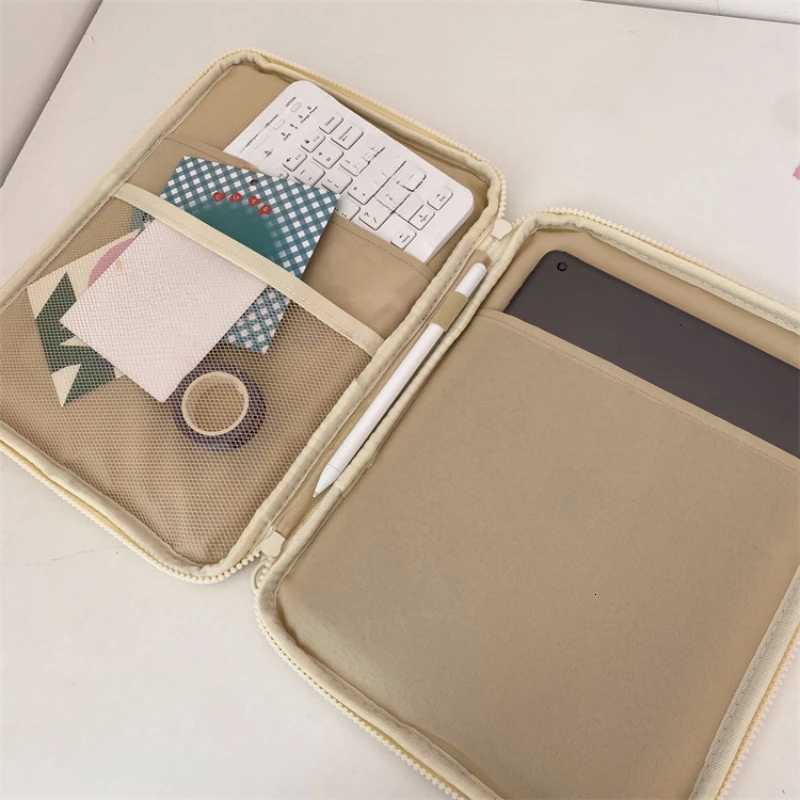 Ins Korean Laptop Carrying Case Table Sle Storage Bag for iPad Book Air Pro 11 13.6 14 HP Asus Dell Computer Cover y250730