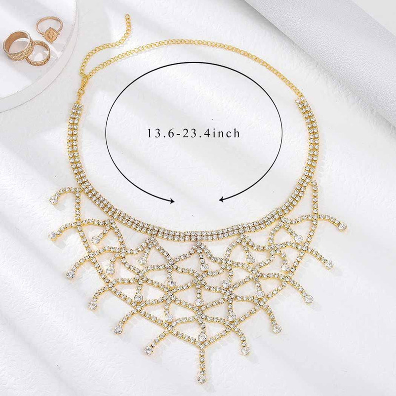 Grid Tassel Forehead Rhinestone Chain Pendant Hair Accessories for Women