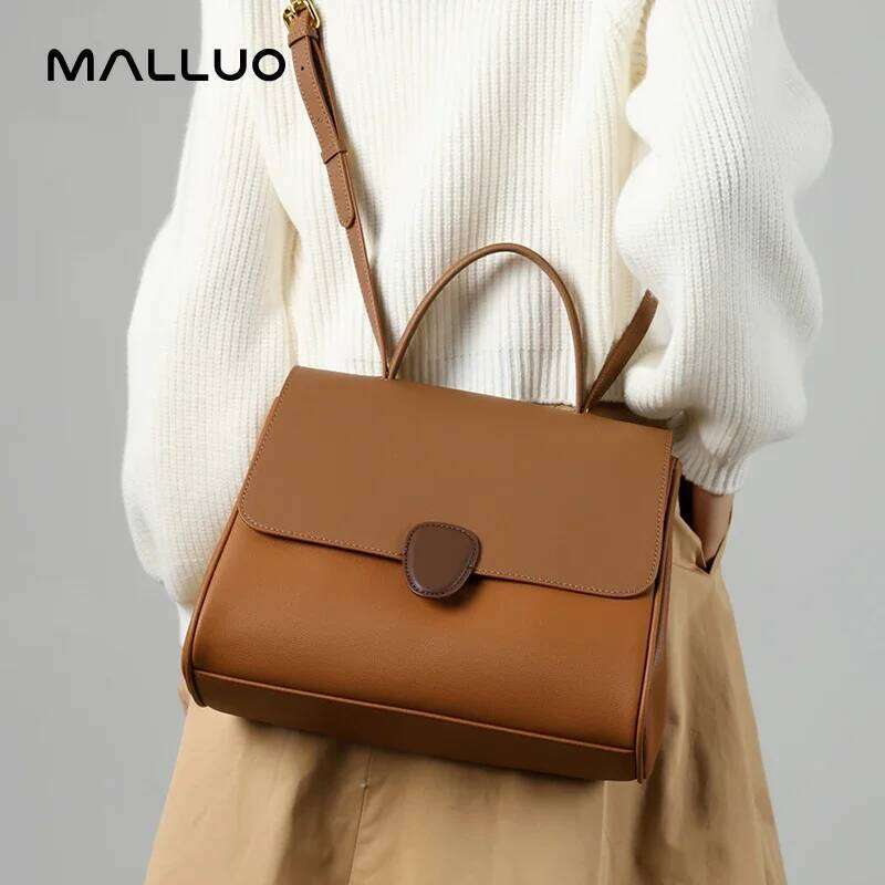 Women Large Capacity Cow Genuine Leather Handbag Retro Cowhide Shoulder Messenger Bag Female Clutch Tote Bags New