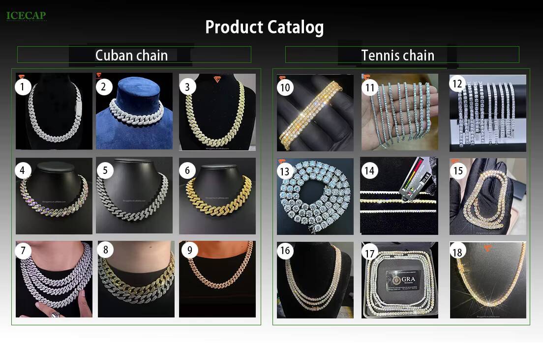 14mm Moissanite Chain Hip Hop Miami Cuban Link Chain Bracelet Iced Out Moissanite Diamond Bracelet 925 Sterling Silver Bracelet