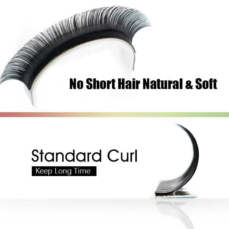 igh Quality 16Rovs 8-18m Length Faux Mink Eyelashes Individual Eyelash Lashes Soft Eyelash Extension False Eyelash Z250730