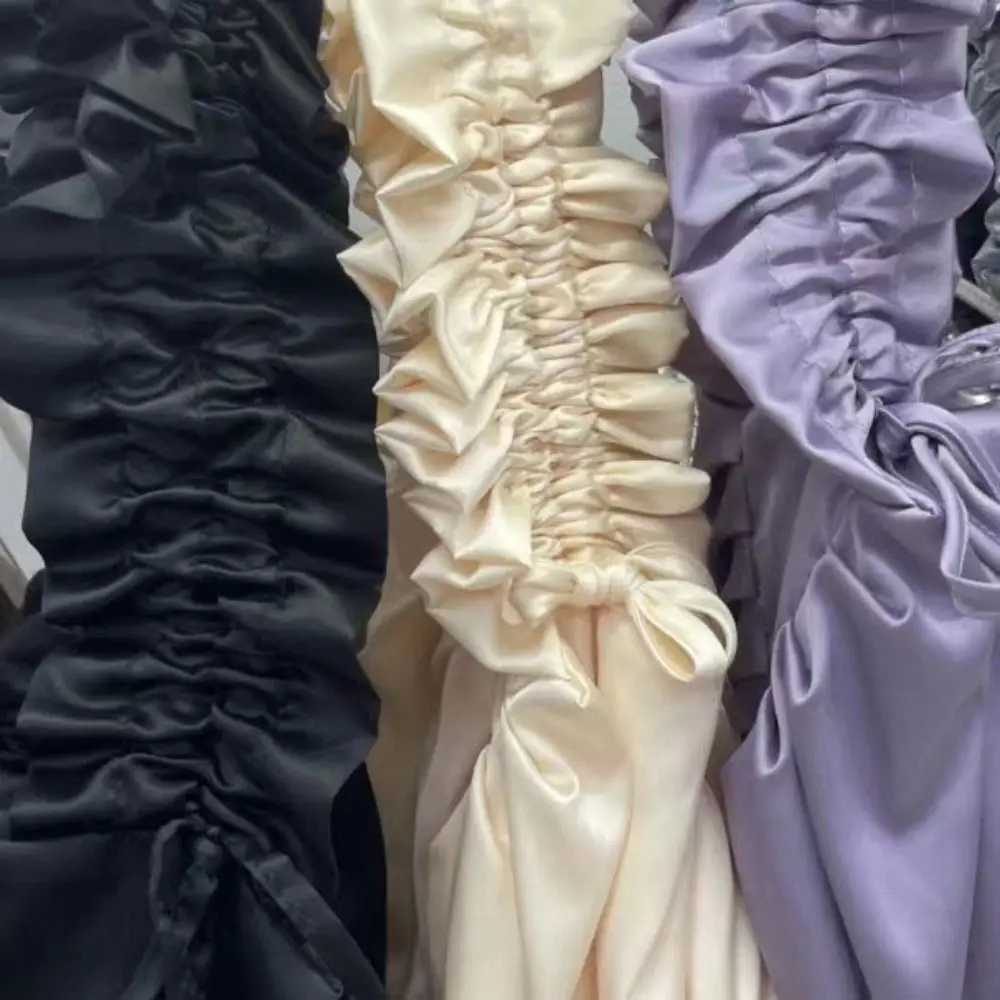 New Big Oxford Fold Handbag Underarm Shoulder Side Bag for Lady Elegant Korean Fashion Soft Drawstring Bag Y250729