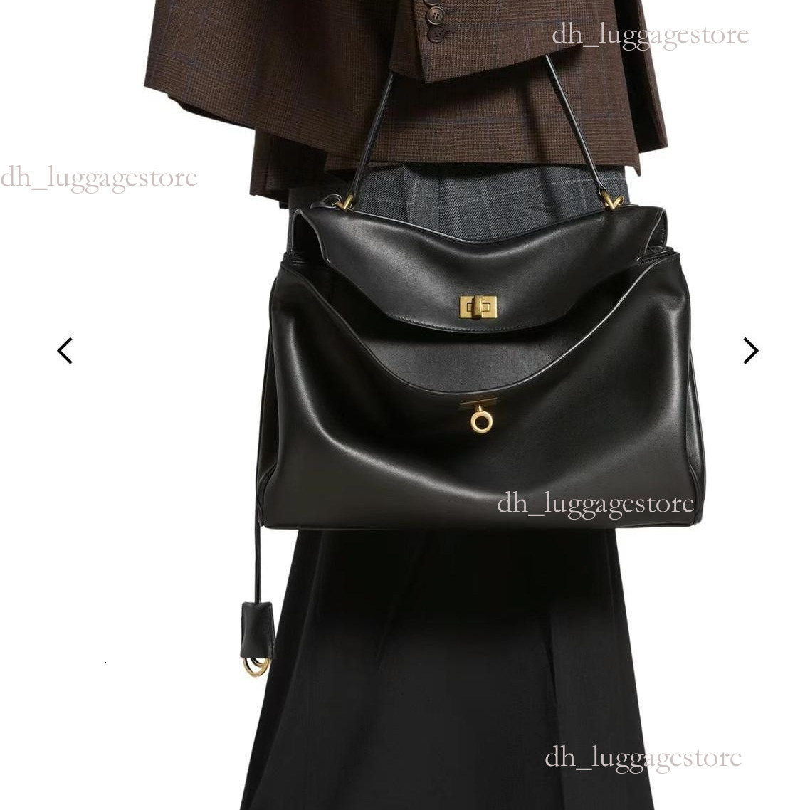 2025 New 10A Paris High Version Rodeo Handbag Soft designer bag Cowhide Unisex Tote Bag Luxury Bag Fashionable Loose Feel Large Bag ba9