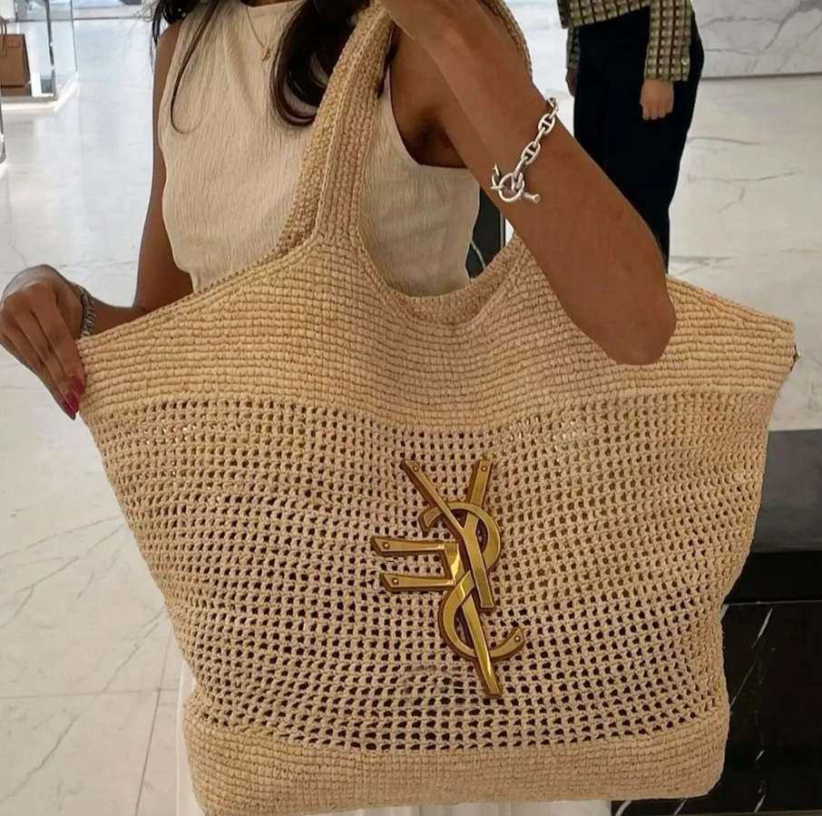Designer Bag weave Beach Bag Totes Luxury Bag Large Capacity Handbag Lightweight Fashion Leisure Shopping Bag Ladies straw weave bag