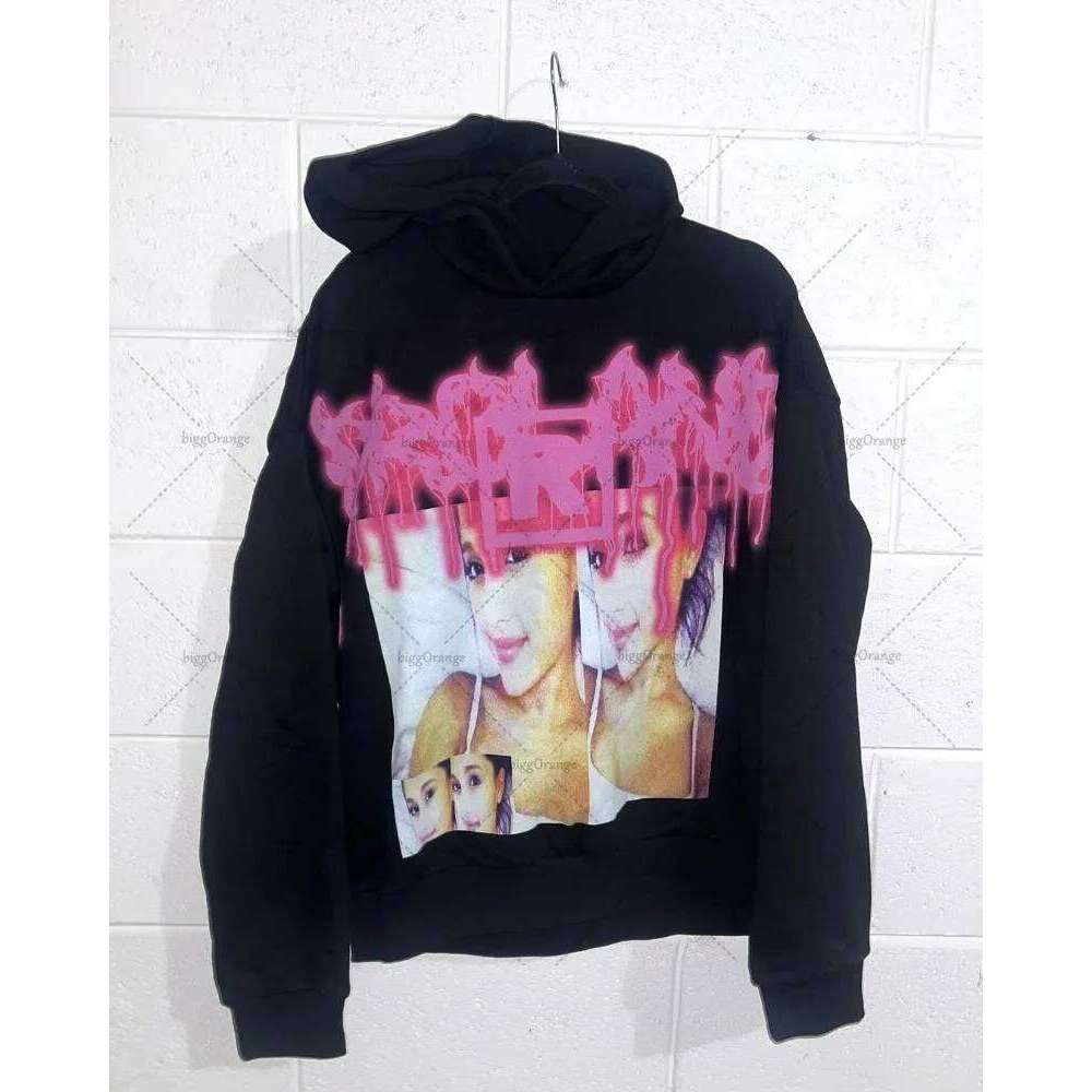 New Gothic Punk Y2k Haruku Clothing American Retro Fashion High Street Sweatshirt Oversized Loose Versatile Zipper Hoodie Men