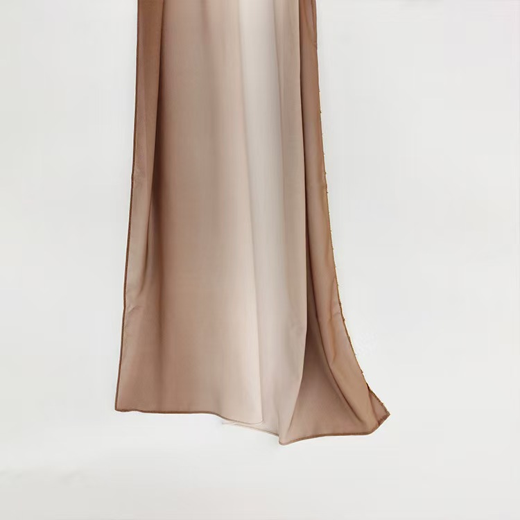 T1348 Pearl Chiffon Mercerized Cotton Women's Scarf Women's Headscarf Shawl