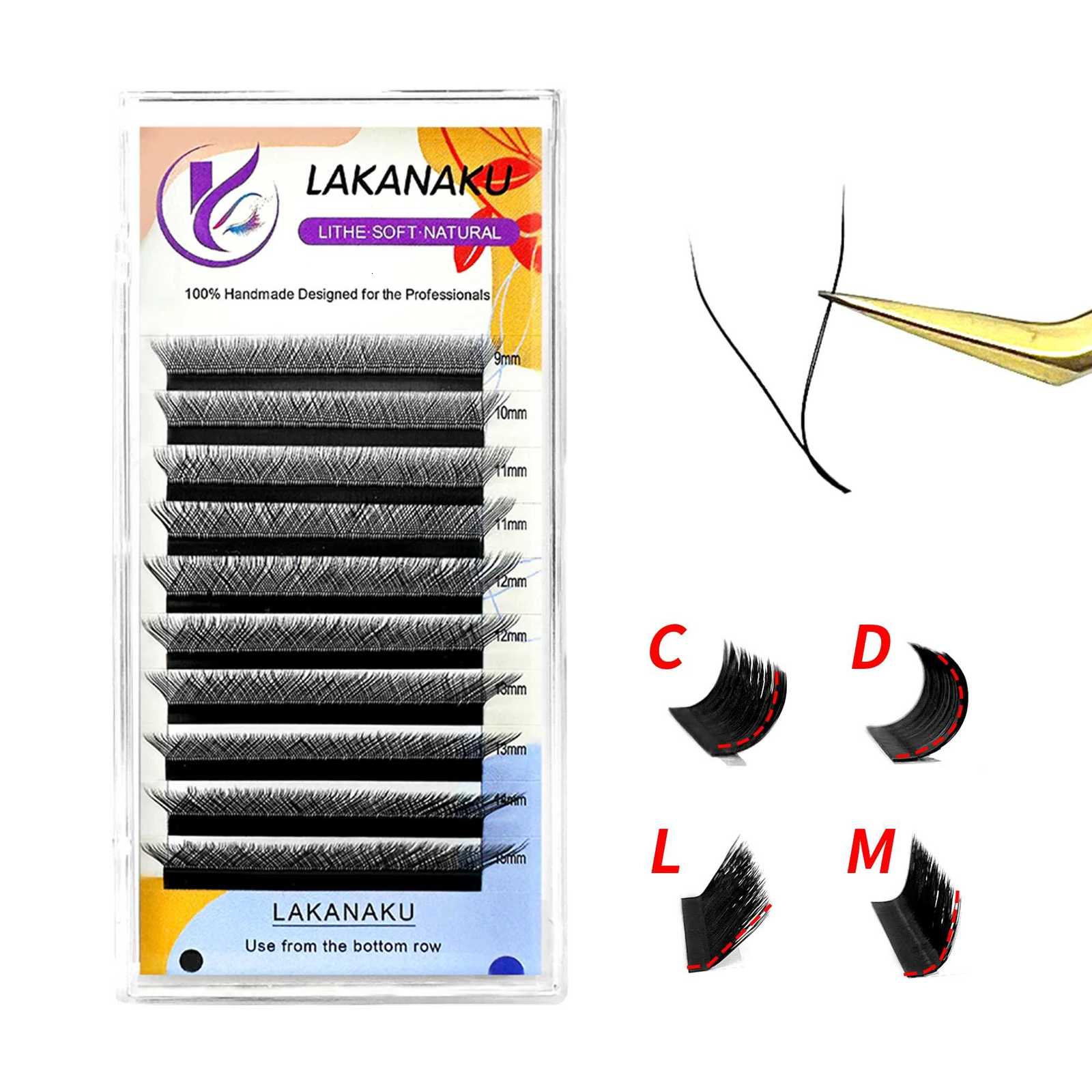 6D W Shaped L M Curl False Eyelashes 5D W Russian Eyelashes Extension Volume Eyelashes Extension W Shape Mink Eyelashes Z250730