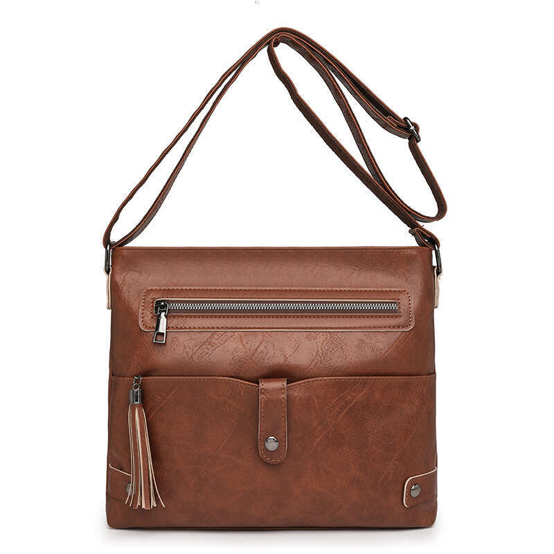 New Trend Crossbody Tassel Accessories Handbag Women's Shoulder Fashion Small Square Bag