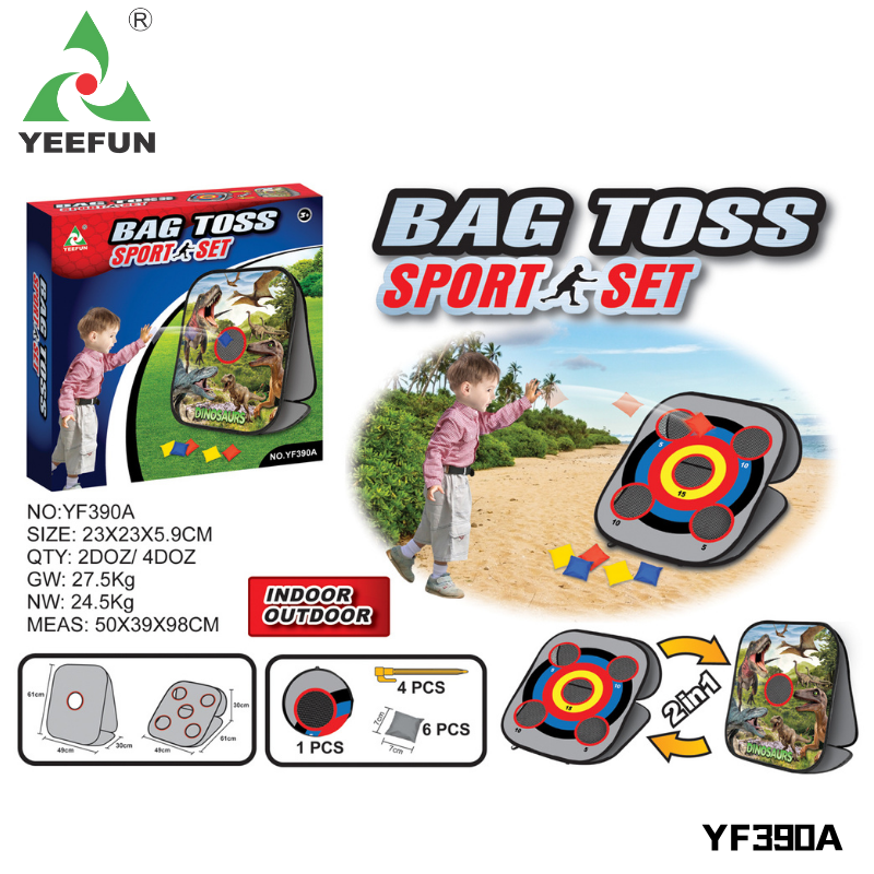 Durable Three-in-One Sandbag Toss Game Set for Children