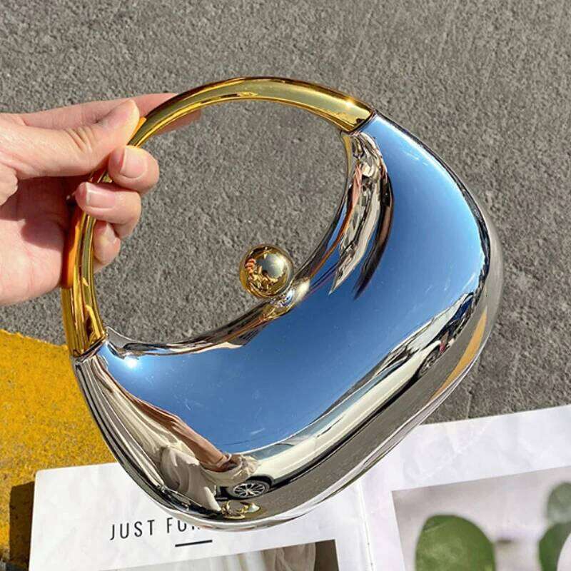 New Fashion Banquet Acrylic Shell Gradient Lipstick Change Handbag Box Bag