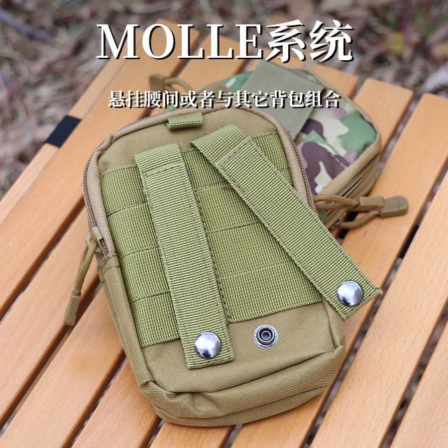 Mens Belt Bag Outdoor Waist Phone Pouch Nylon Waterproof Tactical Molle Pocket Sports Hunting Accessories EDC Tool Storage Pack R250729