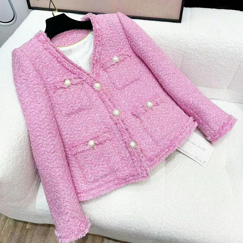 Fashion Elegant Comfortable Socialite Highend Temperament n Casual Tweed Jacket 250730