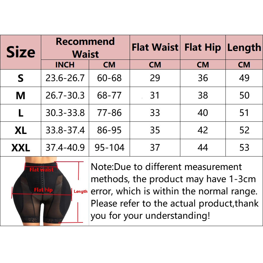 Women Shapewear High Waist Shorts Butt Lifter Hip Pad Shorts Hip Enhancer Body Shaper Shorts Waist Trainer Tummy Control Panties 250726