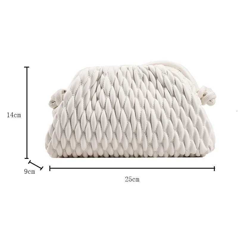 Luxury Brand Shoulder Bag for Women Fi Embroidered Thread Messenger Bag Cute Purse Crossbody Bag Designer Cluh Hobos Y250730