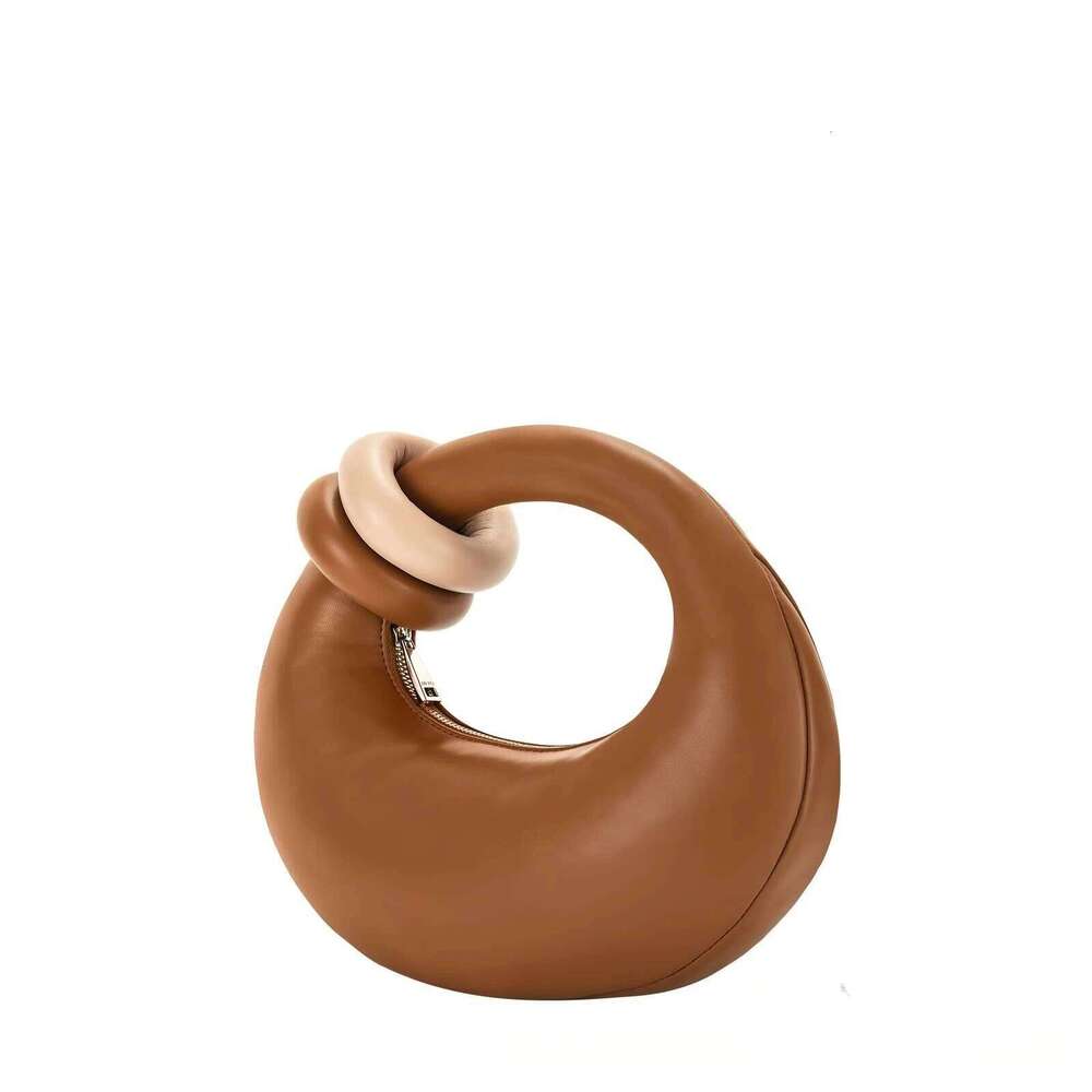 Fashion Winter Space Cotton Down Black Shoulder Bags Female Leather Flap Crossbody Bag Small Knot Padded Messenger Handbag Bolsa