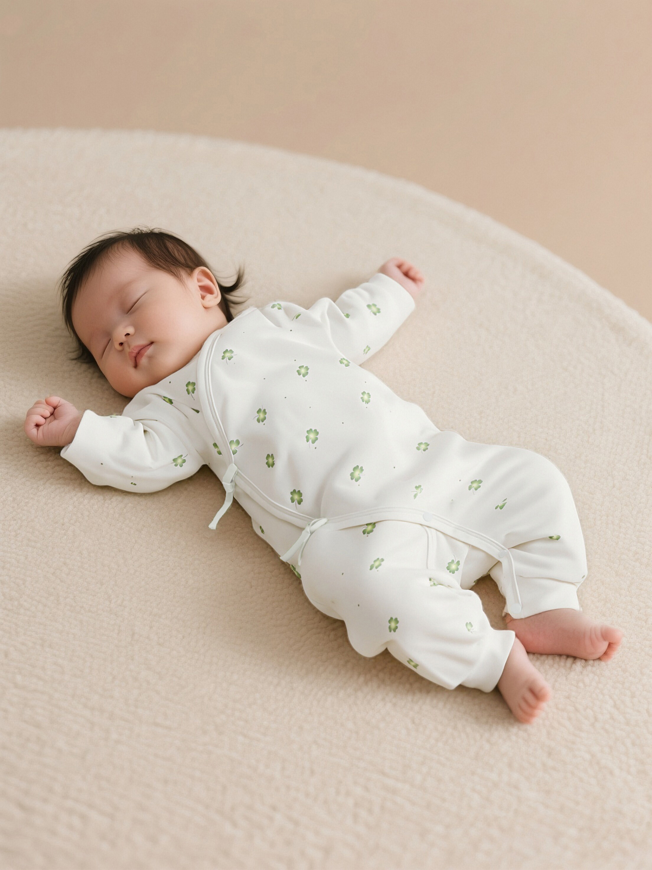 Home Pure Cotton Baby One-Piece Long-Sleeved Newborn Romper Autumn And Winter Cartoon Crawling Clothes Baby Clothes Drop Shipping