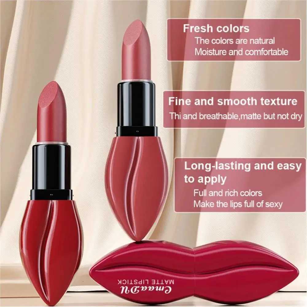 5pcs Matte Lipstick Set Velvety Smooth Long Lasting High Pigment Waterproof Lip Makeup Kit With Elegant Gift Box G250729