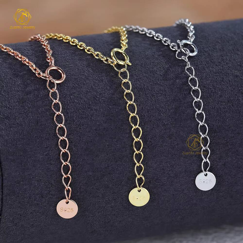 High Quality 925 Silver Moissanite Necklace for Women 0.8CT 4x6mm Emerald Cut Fashion Jewelry