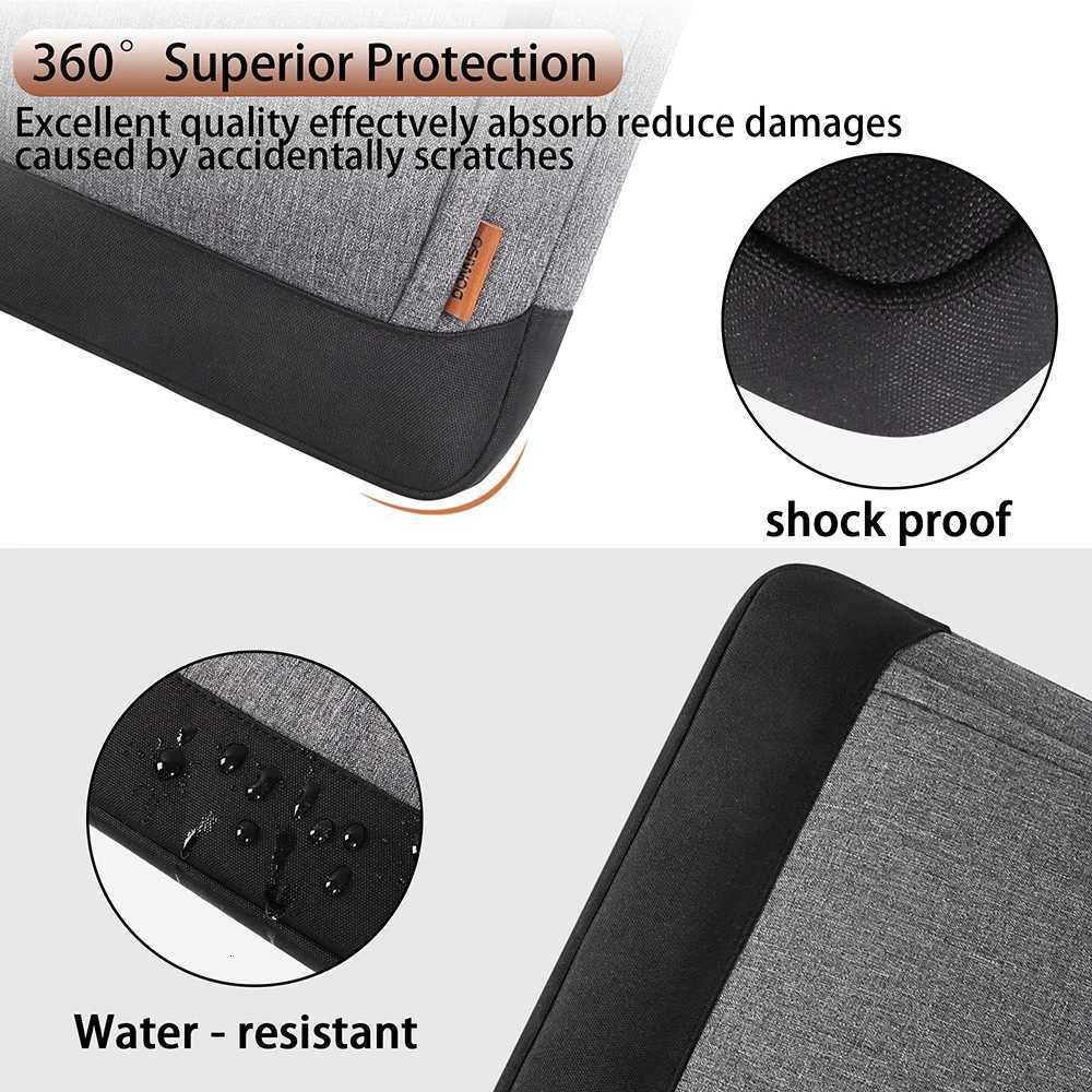 15.6 17 Inch Waterproof Laptop Sleeve with Shoulder Strap for Notebook Case High Capacity Computer Bag y250730