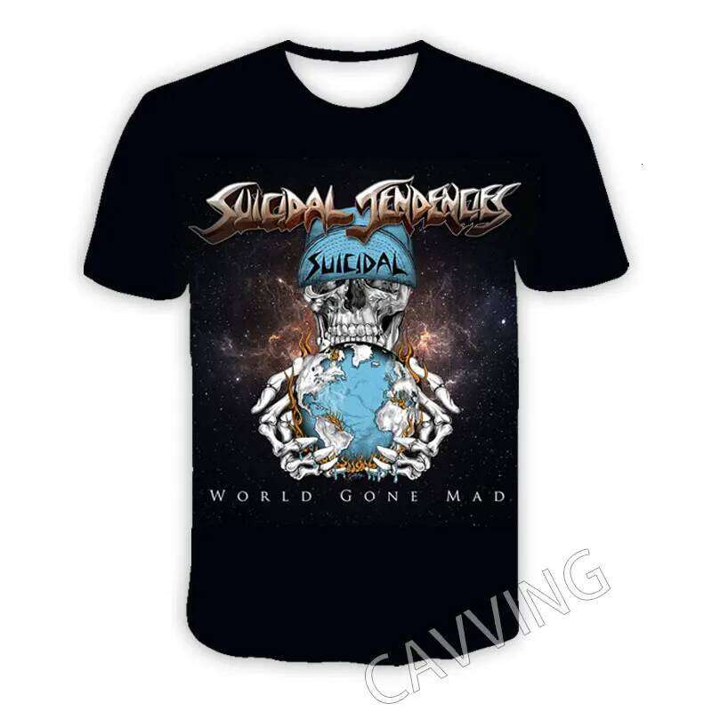 New Fashion Women/Men's 3D Print Suicidal Tendencies BAND Casual T-shirts Hip Hop Tshirts Haruku Styles Tops Clothing