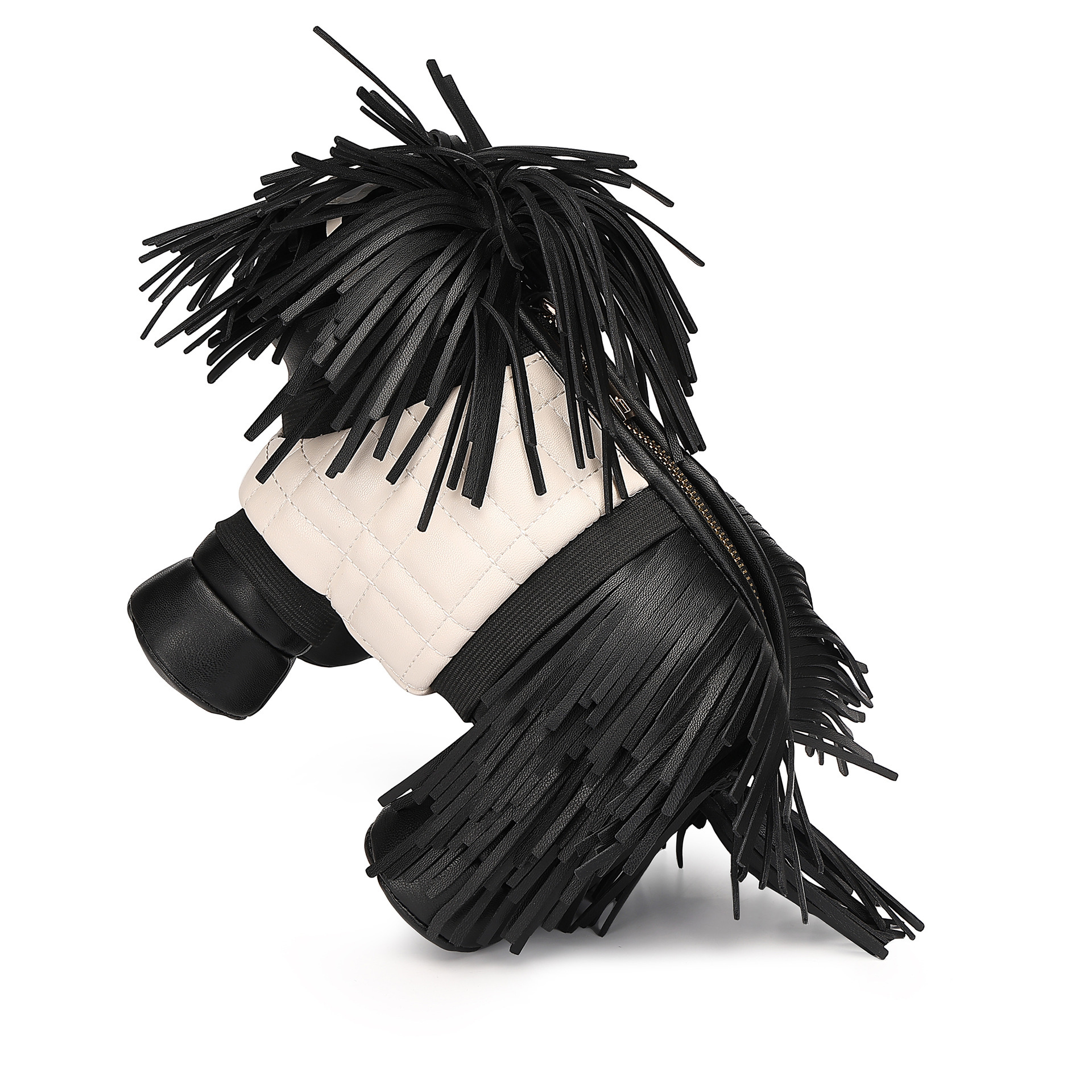 New Fashion Creative Cute Tassel Chow Puppy Single Shoulder Crossbody Quirky Personality Trendy Women's Bag ddmymoon