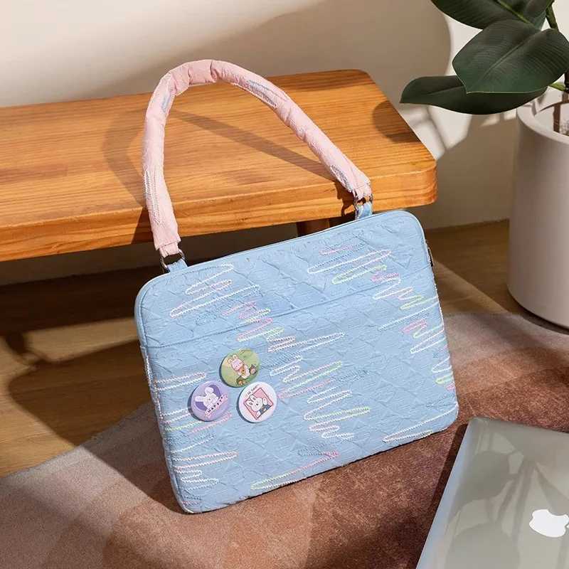 2025 New Casual Cute Laptop Bag 13.3 14 14.5 Inch Simple Handbags Shoulder Bag Wen Notebook Pouch y250730