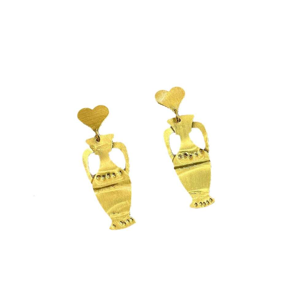Maillard Gold for Women, Autumn and Winter Elegant Earrings, Niche Design, High-end Earrings 9c1