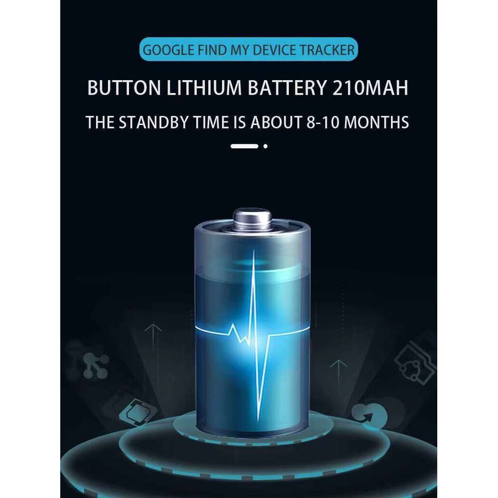 F08 aron Dual System Locator, Compatible with Apple and Android Find My Hub, Replaceable Battery, Waterproof, Bluetooth Item Finder