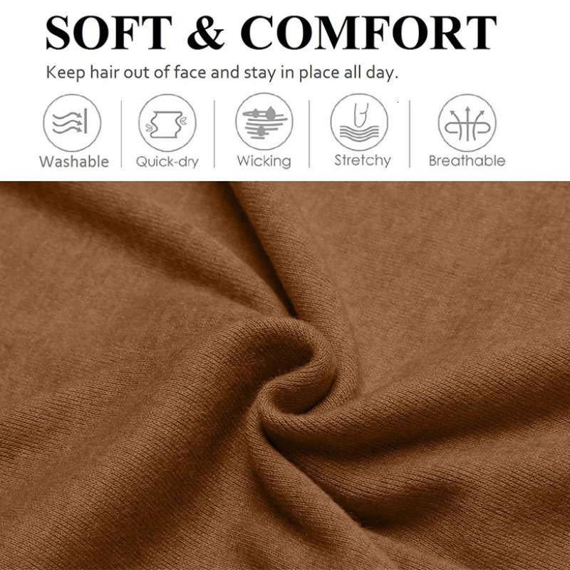 Summer Sports Yoga Headbands for Women Simple Adjustable Men Running Absorb Sweat Elastic Hair Bands Soild Headband Wholesale 250716