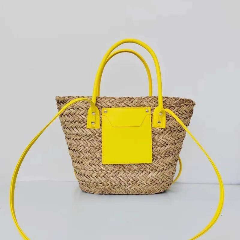 Casual Straw Women's Natural Wicker Woven Tote Handmade Summer Bohemian Rattan Shoulder Crossbody Bag 2025