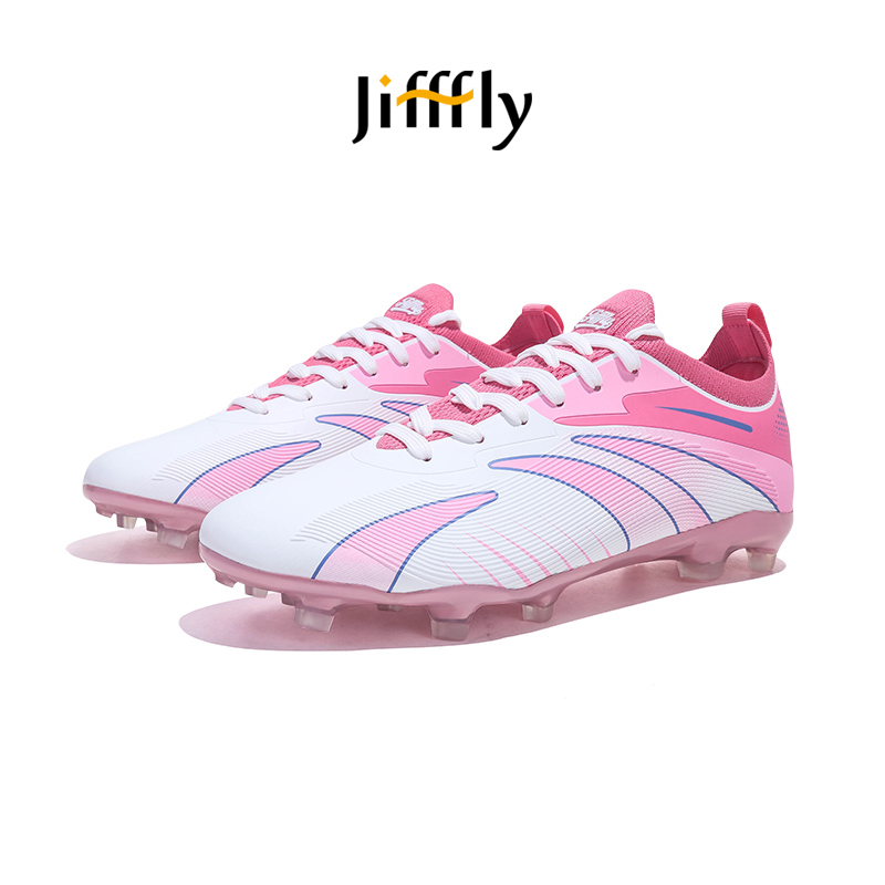 Jifffly Men's FG Long Spike Trainer Soccer Shoes for Youth Sports