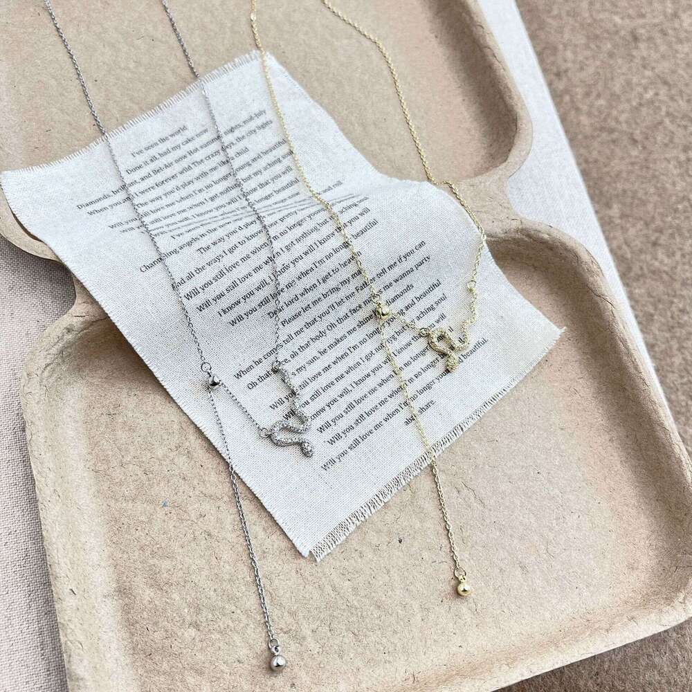 Year of the Snake Limited Edition Sparkling Tassel Necklace for Women, Light Niche Collarbone Chain, Choker, High-End Sweater Chain 4ad