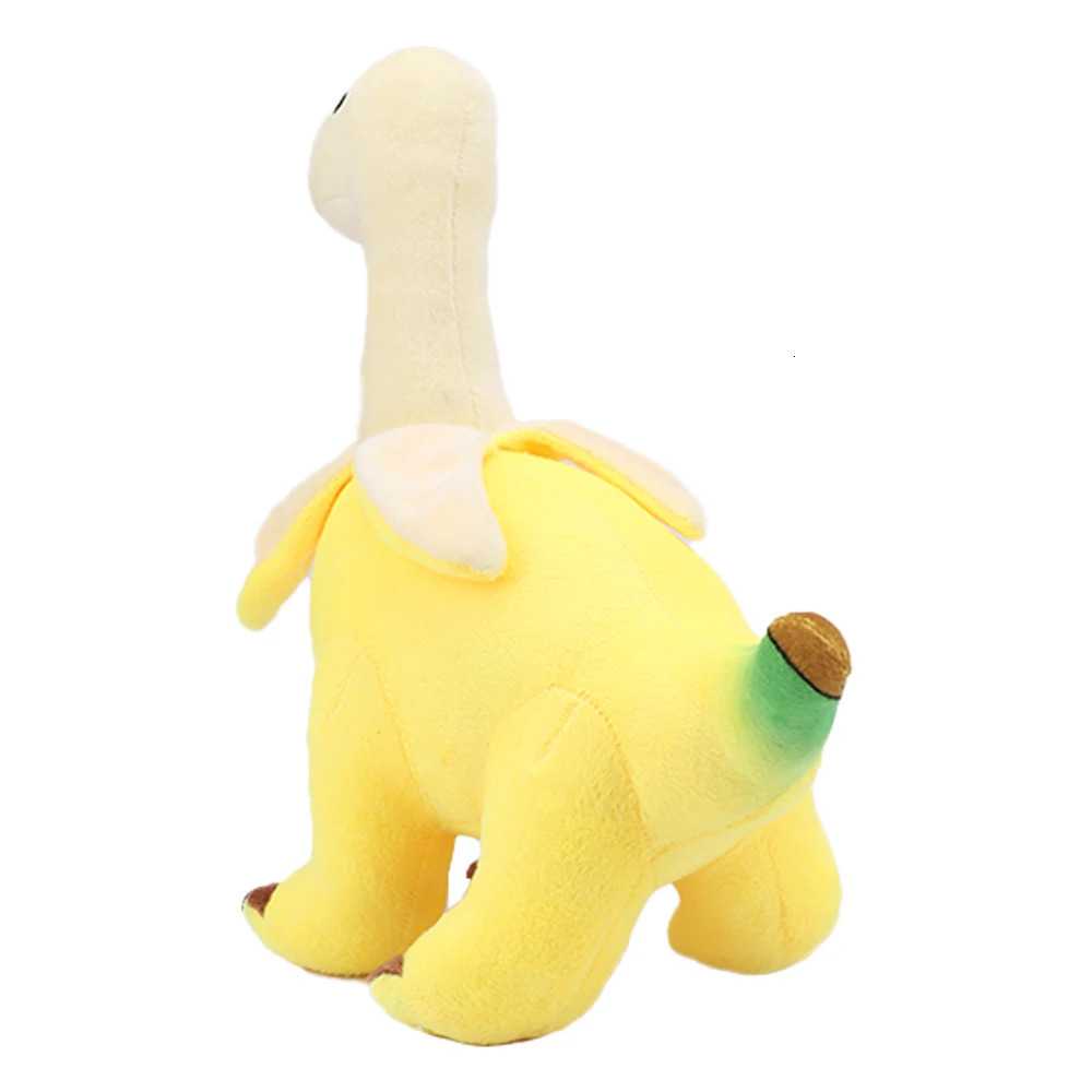 Cute Plush Toys Soft Stuffed Dragon Animals Peeled Banana Brontosaurus Toy Kawaii Gift for Kids 250729 XJ260303
