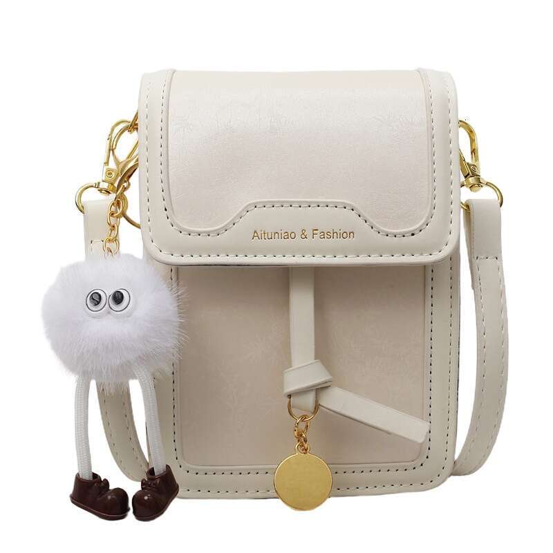 Fashion Versatile Elegant Design Sense Phone for Women Niche Korean Style Commuting Daily Crossbody Small Square Bag