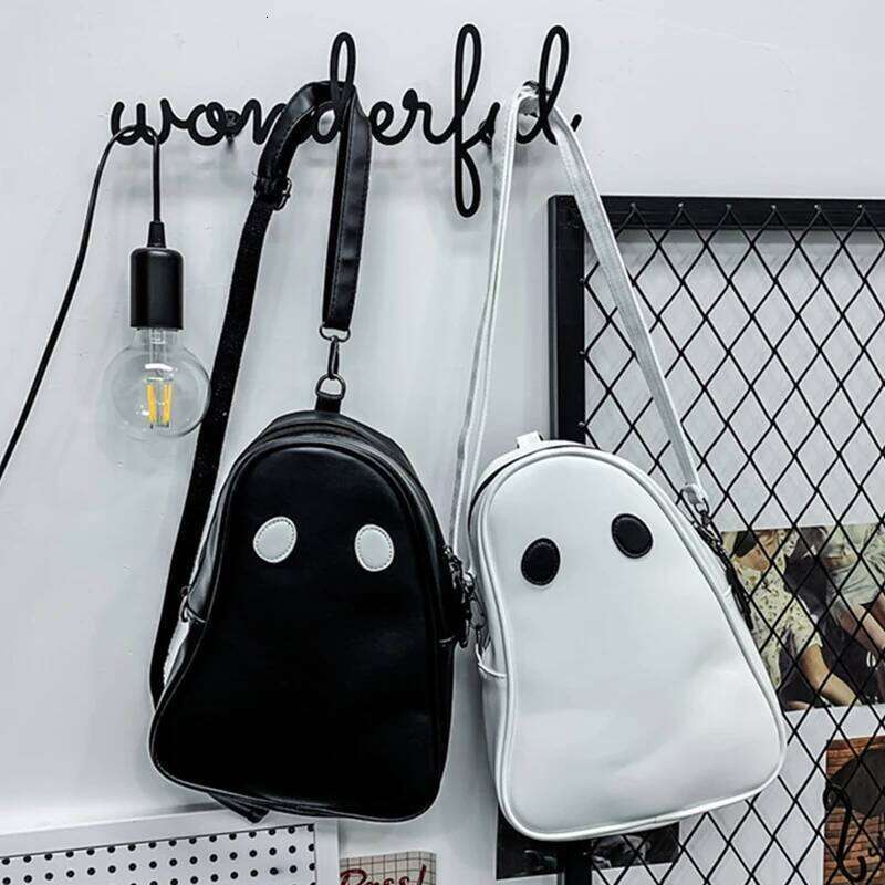 Hot Selling Halloween Cartoon Ghost Pu Leather Shoulder For Female Tote Women Girls Crossbody Bags With Long Detachable Strap Designer Bags
