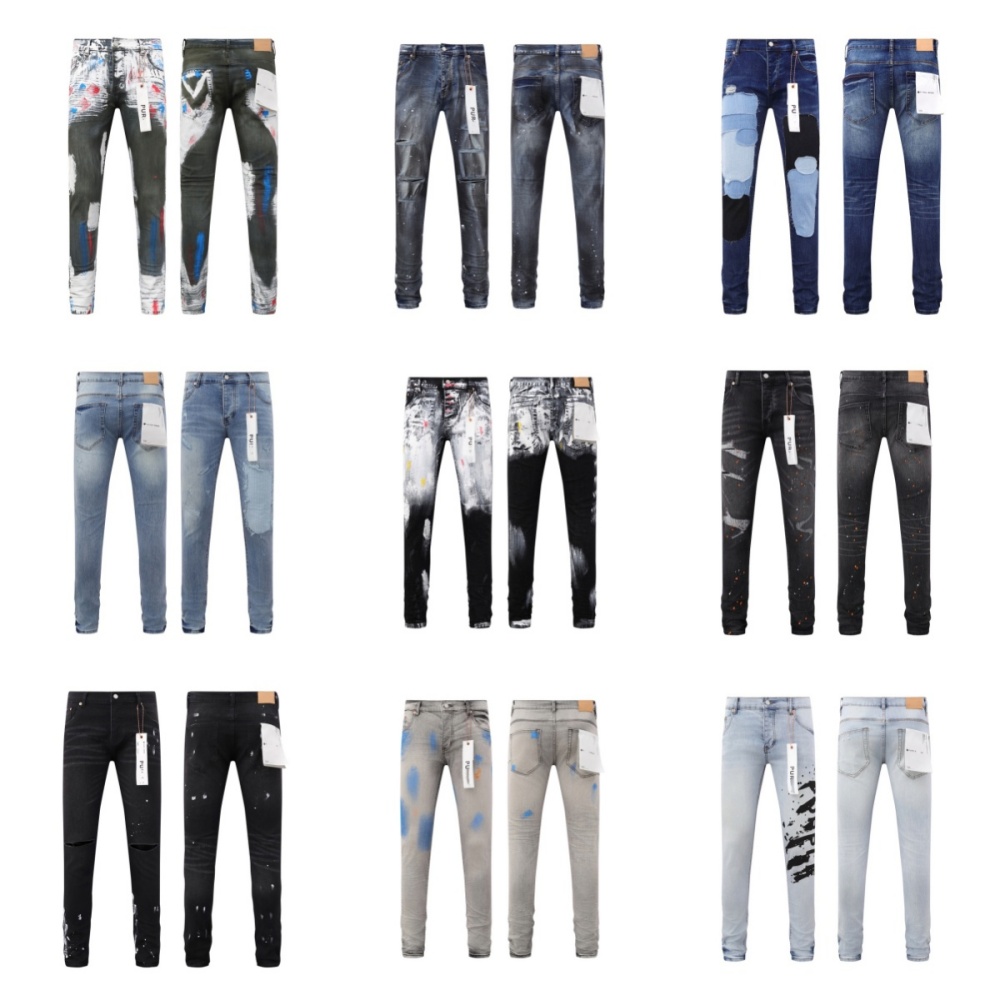 designer mens Jeans Elasticity Jean Hombre trousers Men and women fashion brand luxury pants denim pant Trend Brand Motorcycle Pants Mens Skinny LOGO buttons 764