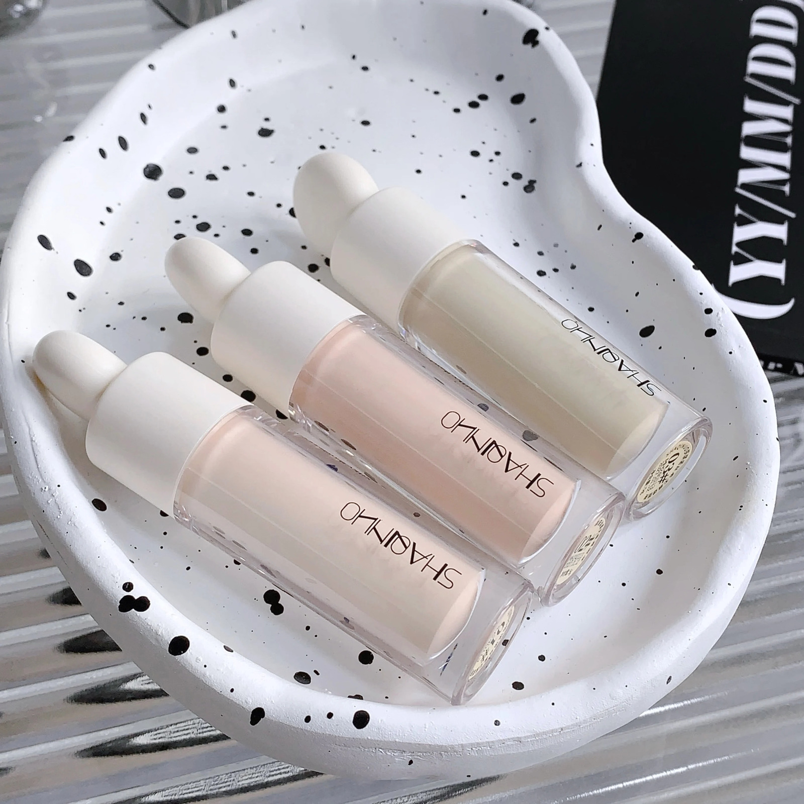 3 Colors Silky Concealer Cover Acne Marks Spots Dark Eye Circles Face Brightening Skin Whitening Concealer 250730