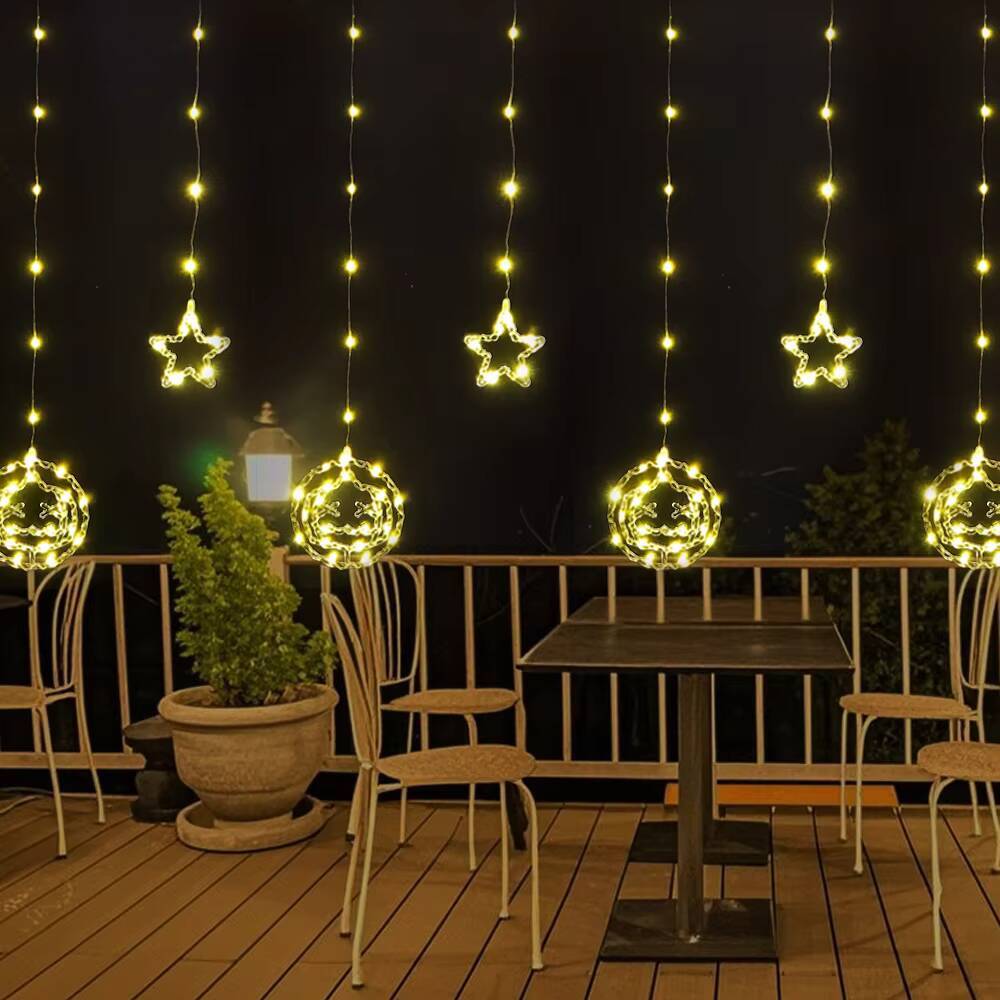 LED Halloween Pattern Decorative Light Strings Are Suitable for Garden Courtyard and Interior Decoration
