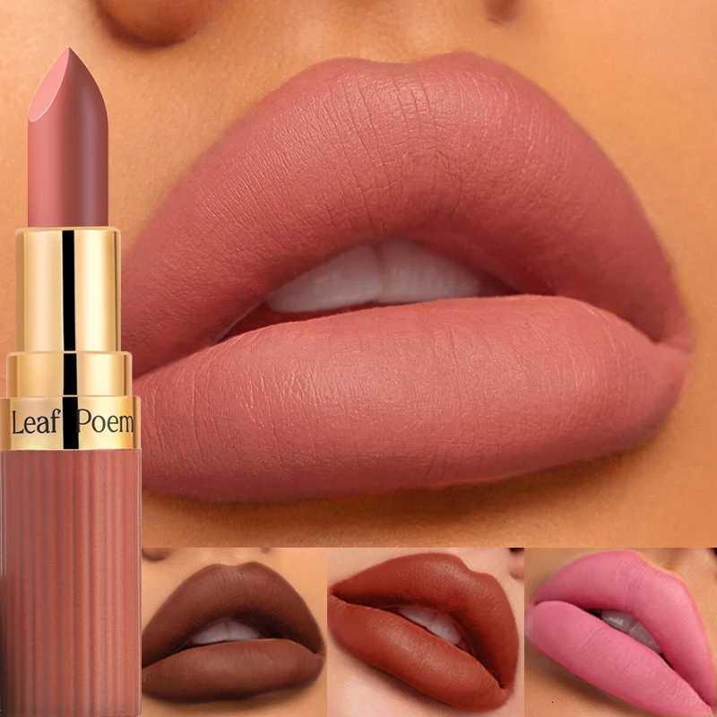 6 Color Matte Lipstick Velvet Dark Brown Lip Gloss Waterproof Lasting Pigments Makeup Nude Coffee Lip Stick Lips Makeup Cosmetic G250729